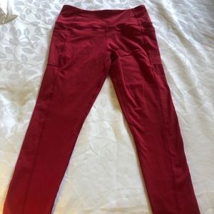 Senita Red pocket pants.